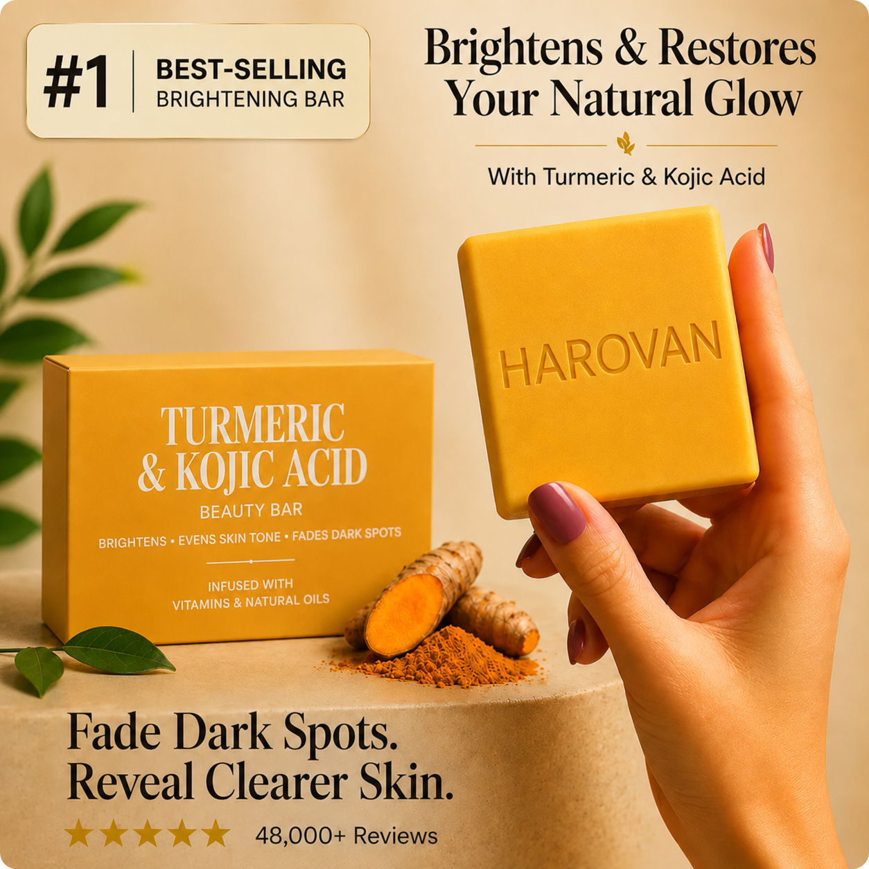 Turmeric & Kojic Acid – Brightening Soap